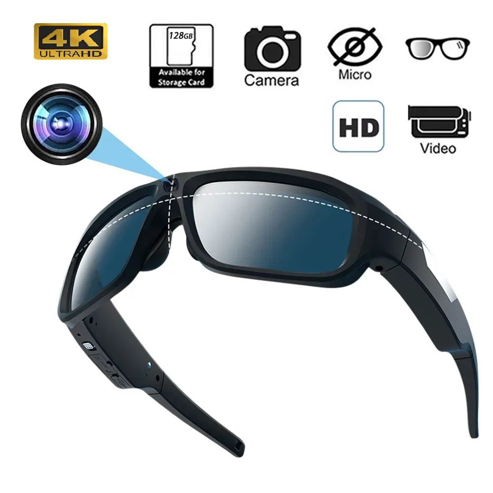 4K HD Smart Glasses Camera Min - огляд і ціна Outdoor Sport Glasses