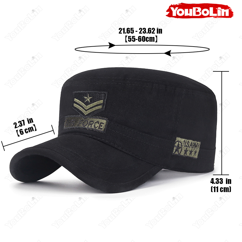 Flat-Top Military Cap, Unisex, - огляд і ціна Academy Sports Outdoor