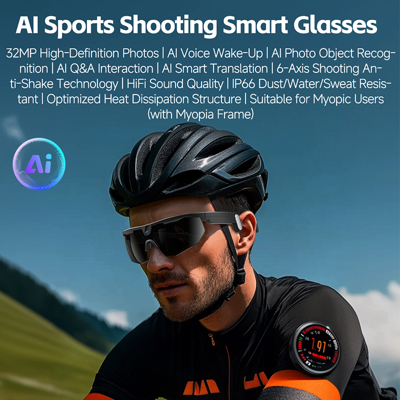 New Cool Cycling Smart Glasses - огляд і ціна Outdoor Sport Glasses