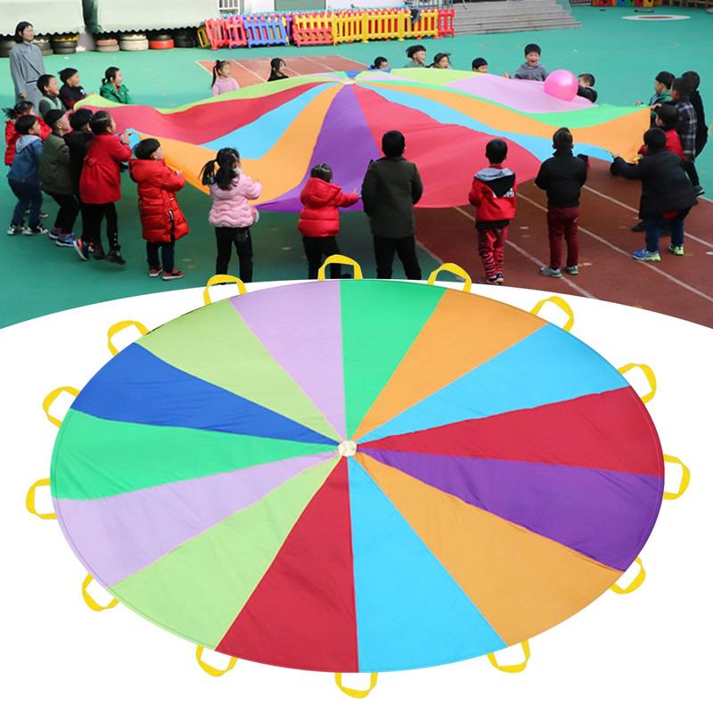 Rainbow Parachute For Kids Spo - огляд і ціна Outdoor Sports Umbrella
