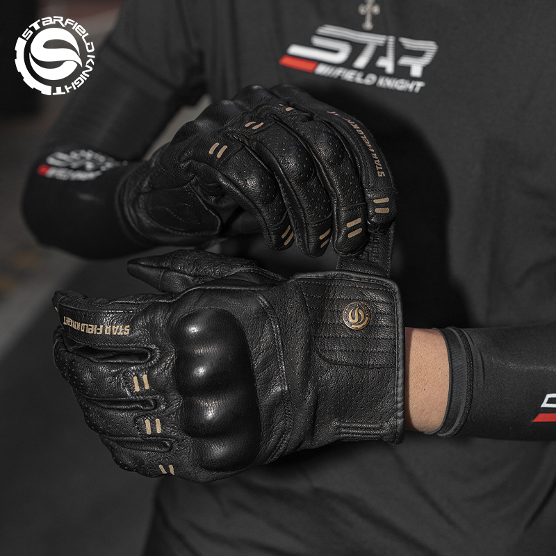 SFK Real Goatskin Leather Blac - огляд і ціна Horse Riding Glove