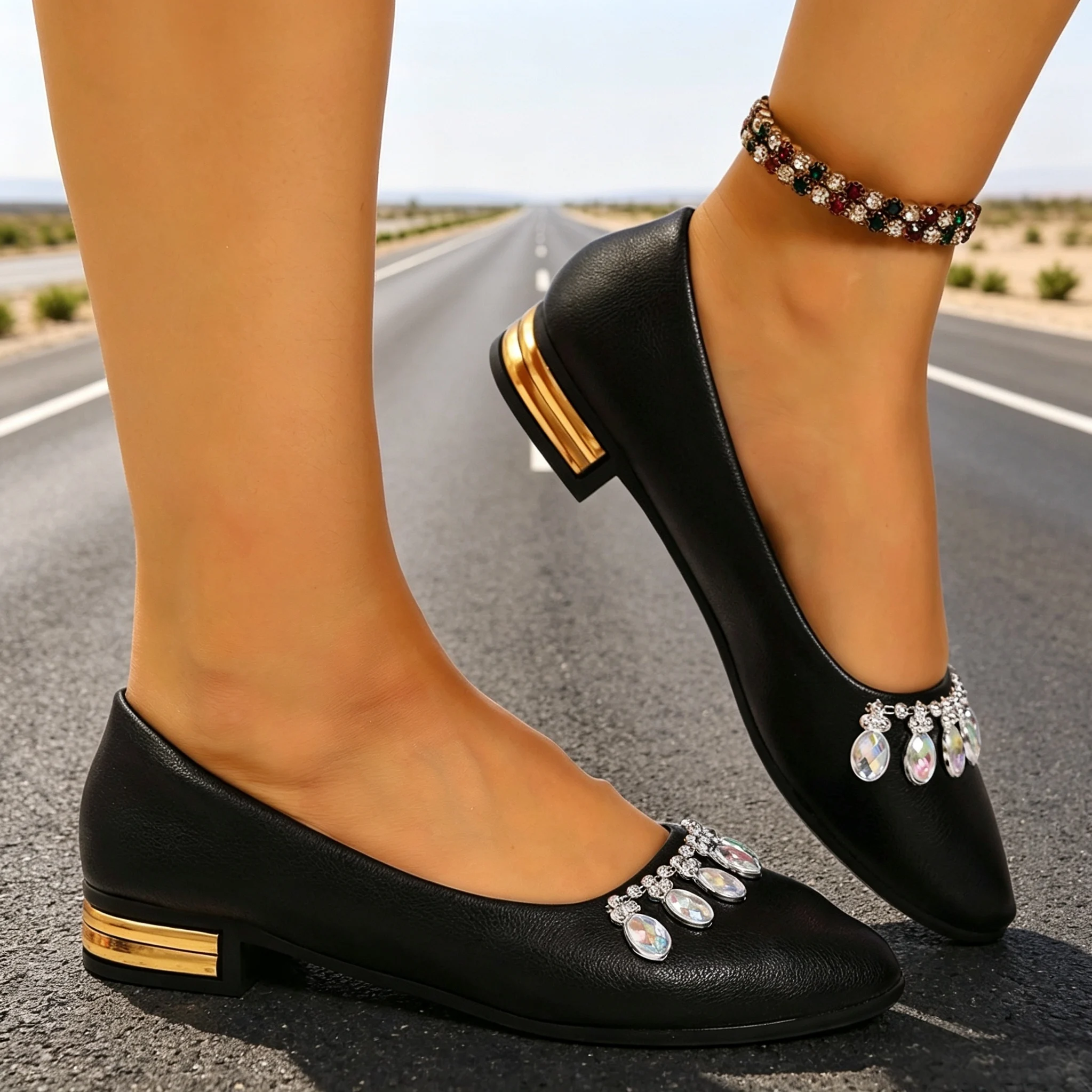 Women Flats Pointed Toe Ballet - огляд і ціна Outdoor Sports Shoes