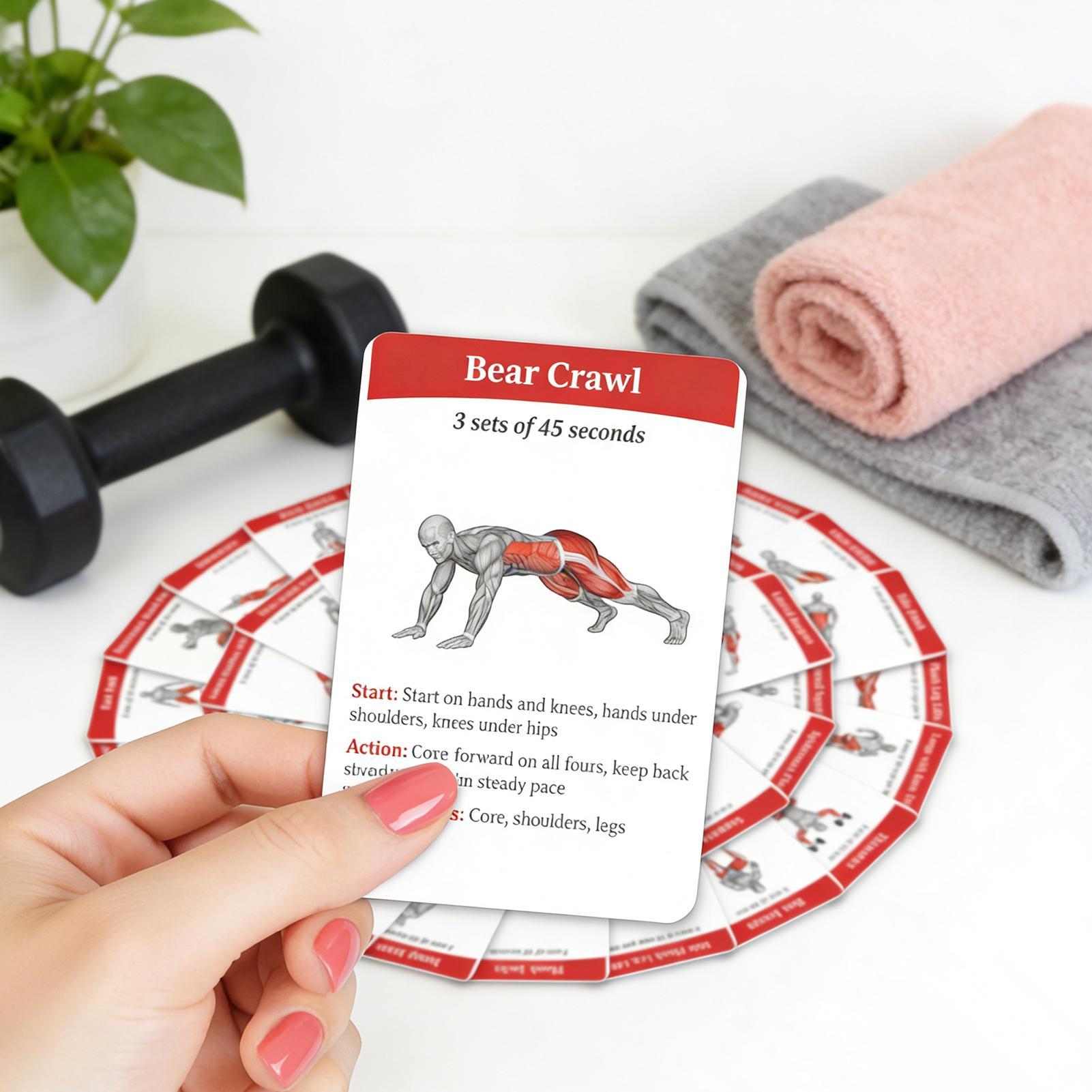 36pcs Fitness Cards Comprehens - огляд і ціна Outdoor Sports Hall