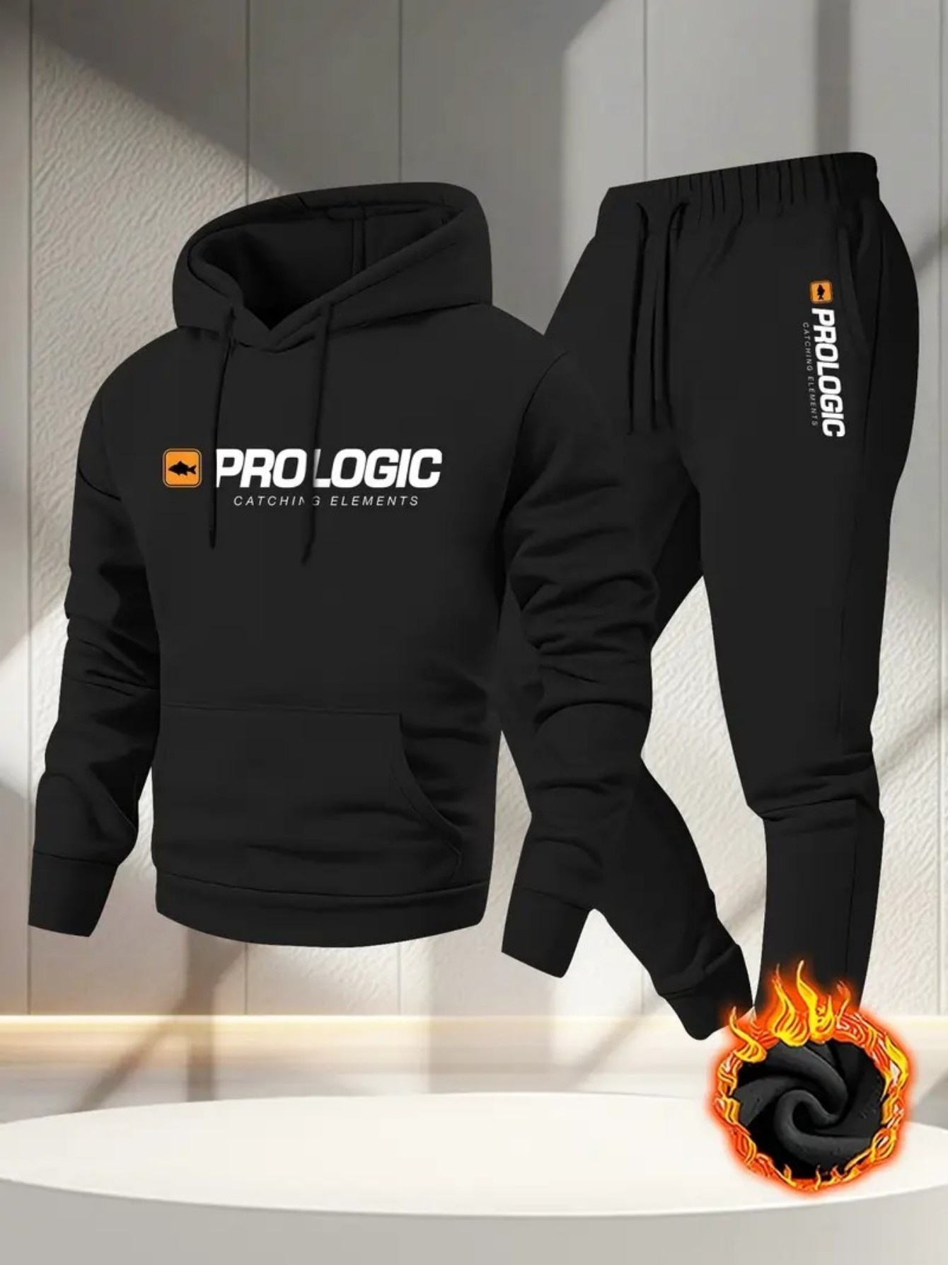Men Printed Fleece Lined Hoodi - огляд і ціна Outdoor Sport Leisure