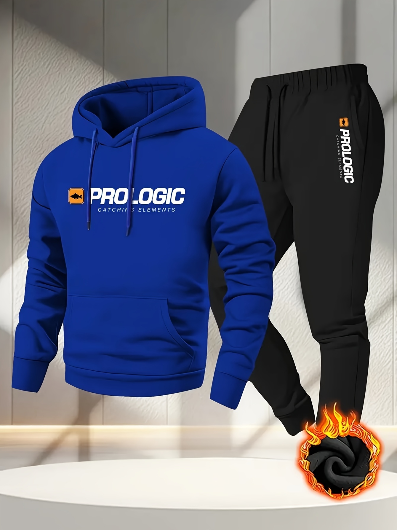 Men Printed Fleece Lined Hoodi - огляд і ціна Outdoor Sport Leisure