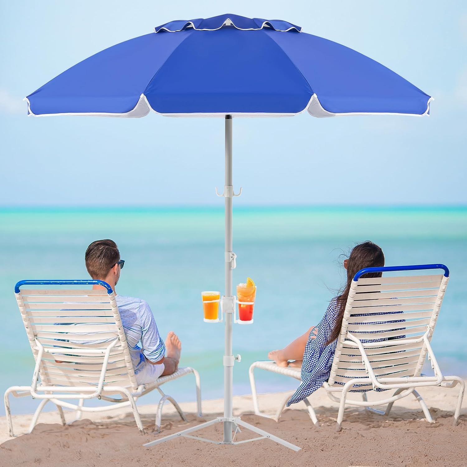 6.5ft Portable Umbrella With S - огляд і ціна Outdoor Sports Umbrella